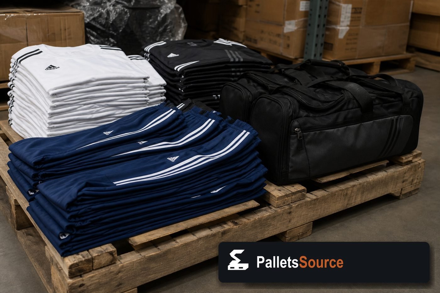 Adidas Clothing Pallets — Second pallet angle