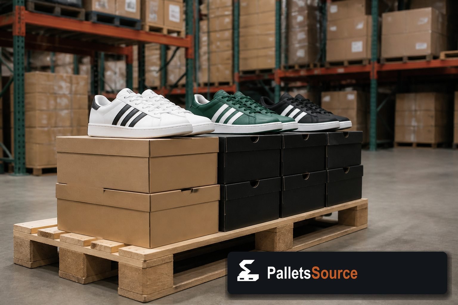 Adidas Shoe Pallets — Second pallet angle