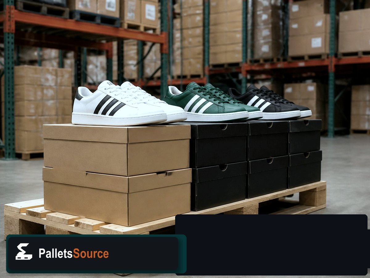 Adidas Shoe Pallets — Freight-ready pallet packing