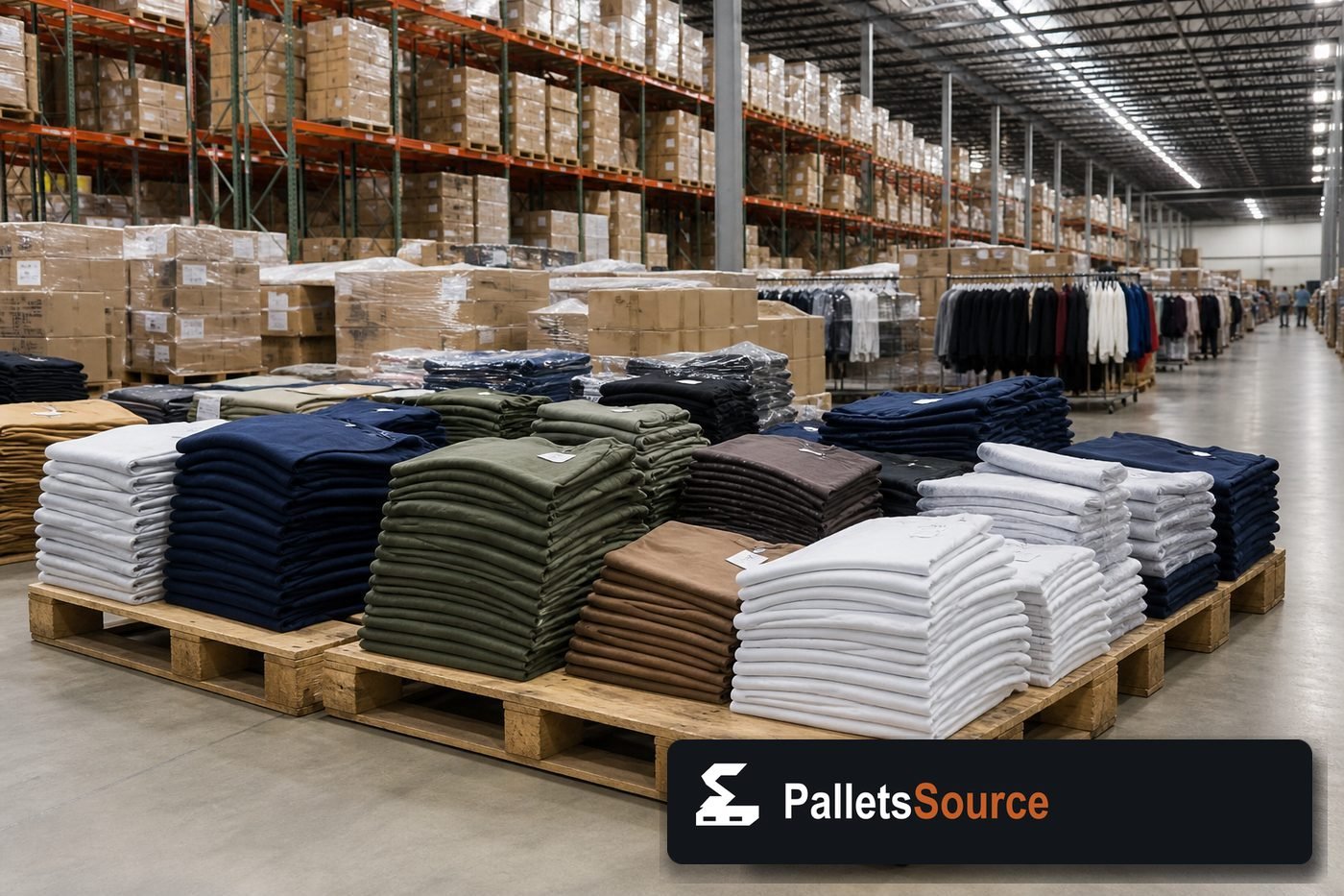 Apparel Pallets — Warehouse / shipping context