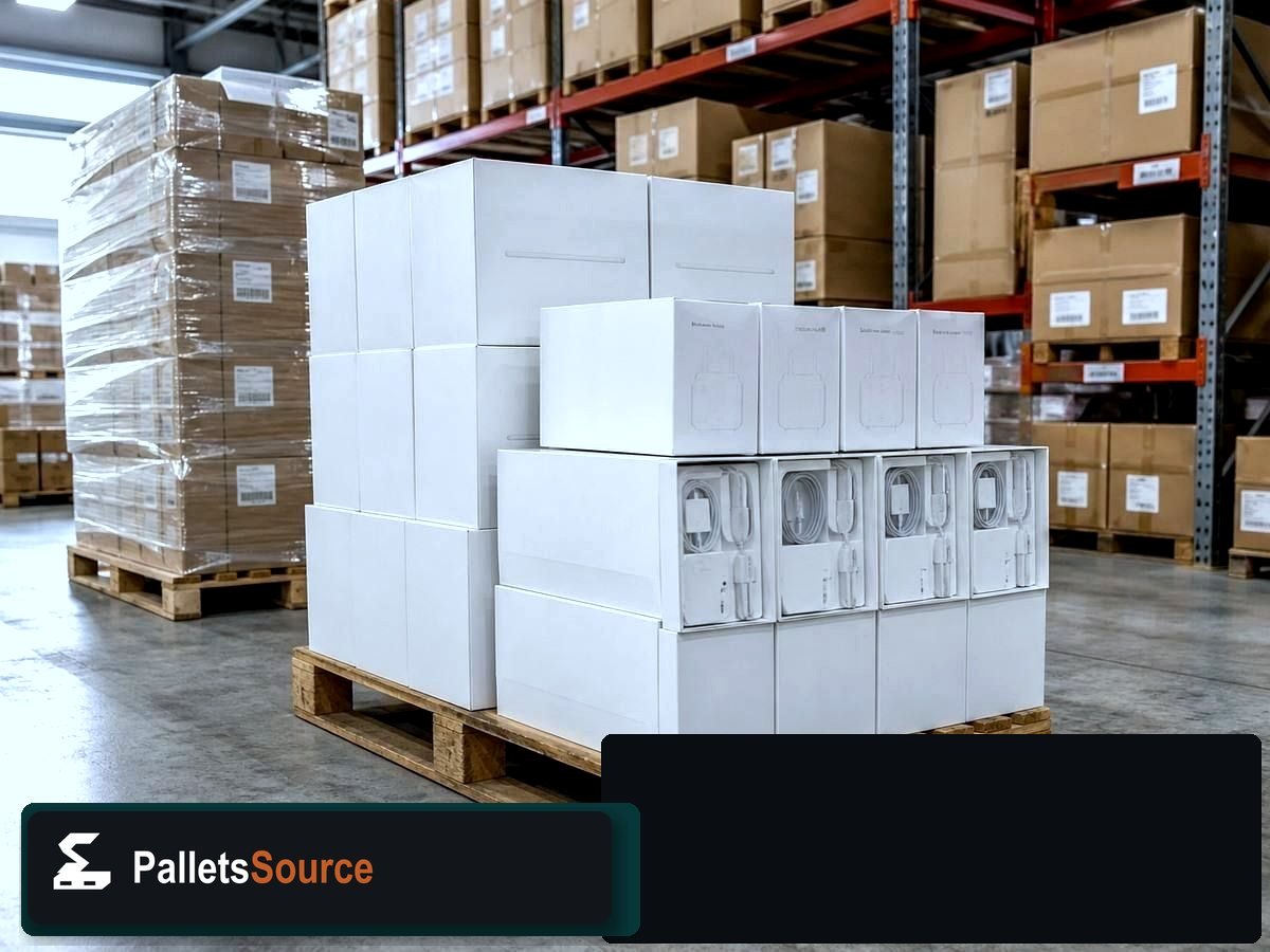 Apple Electronics Pallets — Staging before your order ships