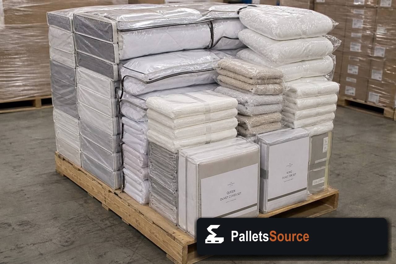 Bedding Pallets — Full pallet view