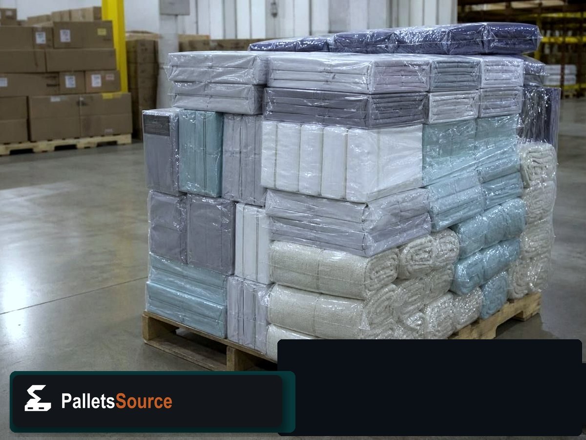 Bedding Pallets — Freight-ready pallet packing