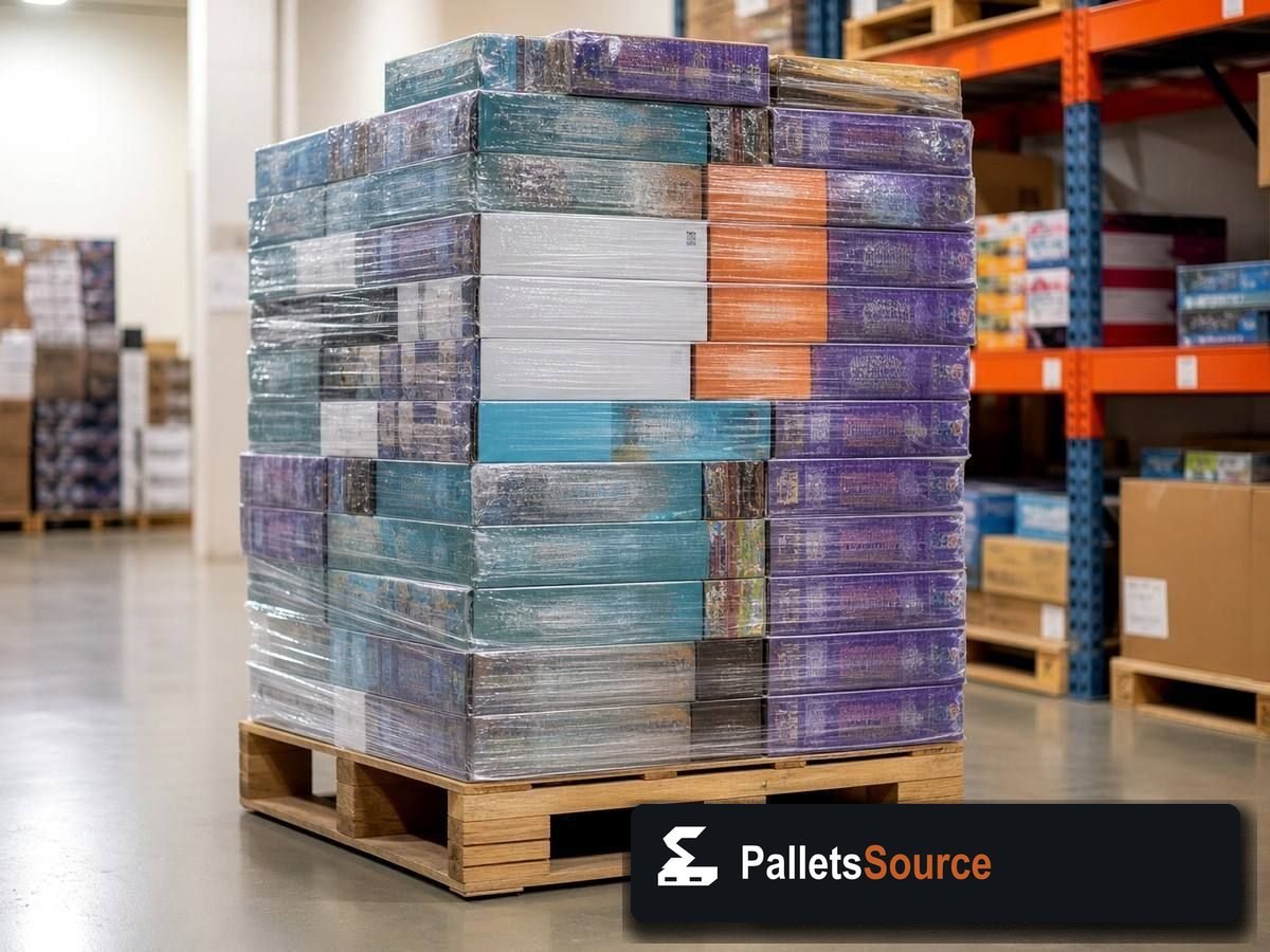 Board Game Pallets — Contents / packed goods detail