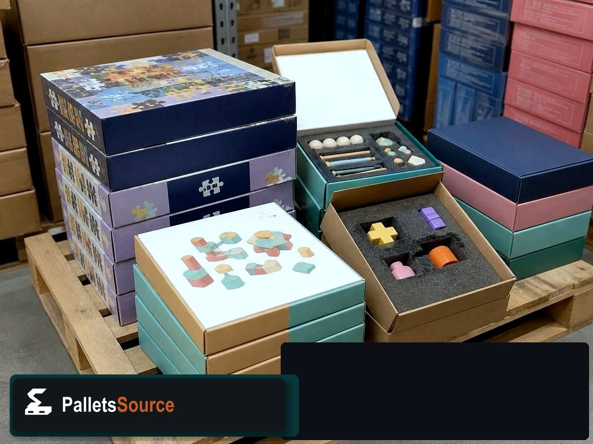 Board Game Pallets — Staging before your order ships
