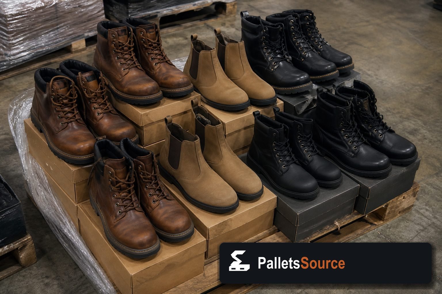 Boots Pallets — Full pallet view