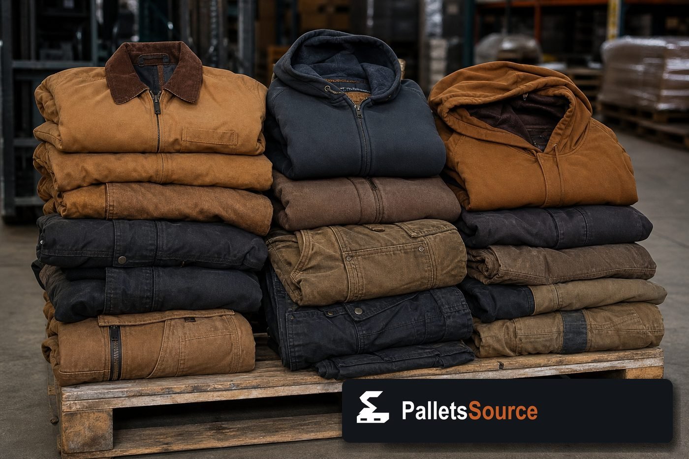 Carhartt Pallets — Full pallet view