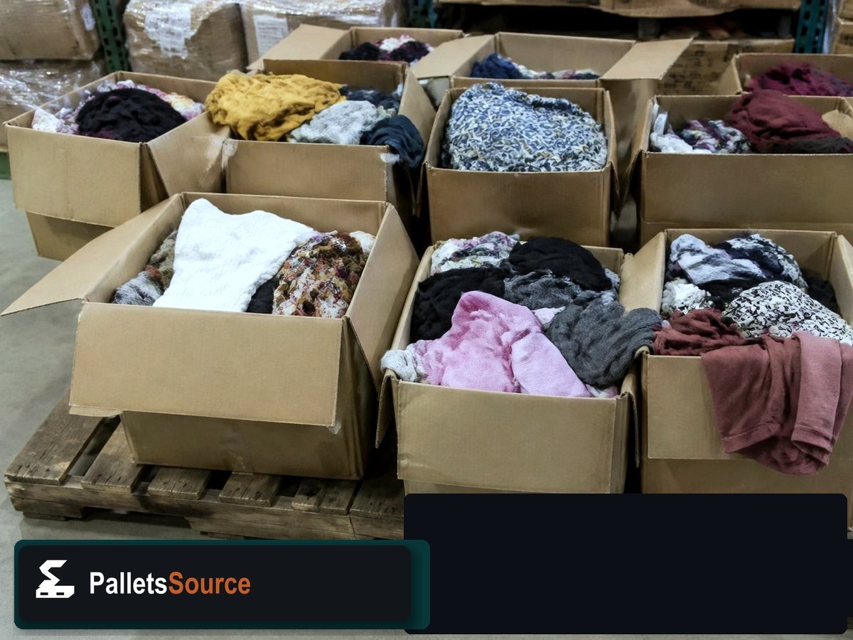 Clothing Liquidation Pallets — Freight-ready pallet packing
