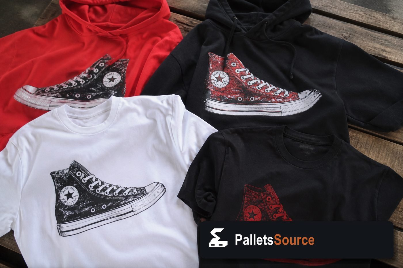 Converse Pallets — Pallet inventory close-up