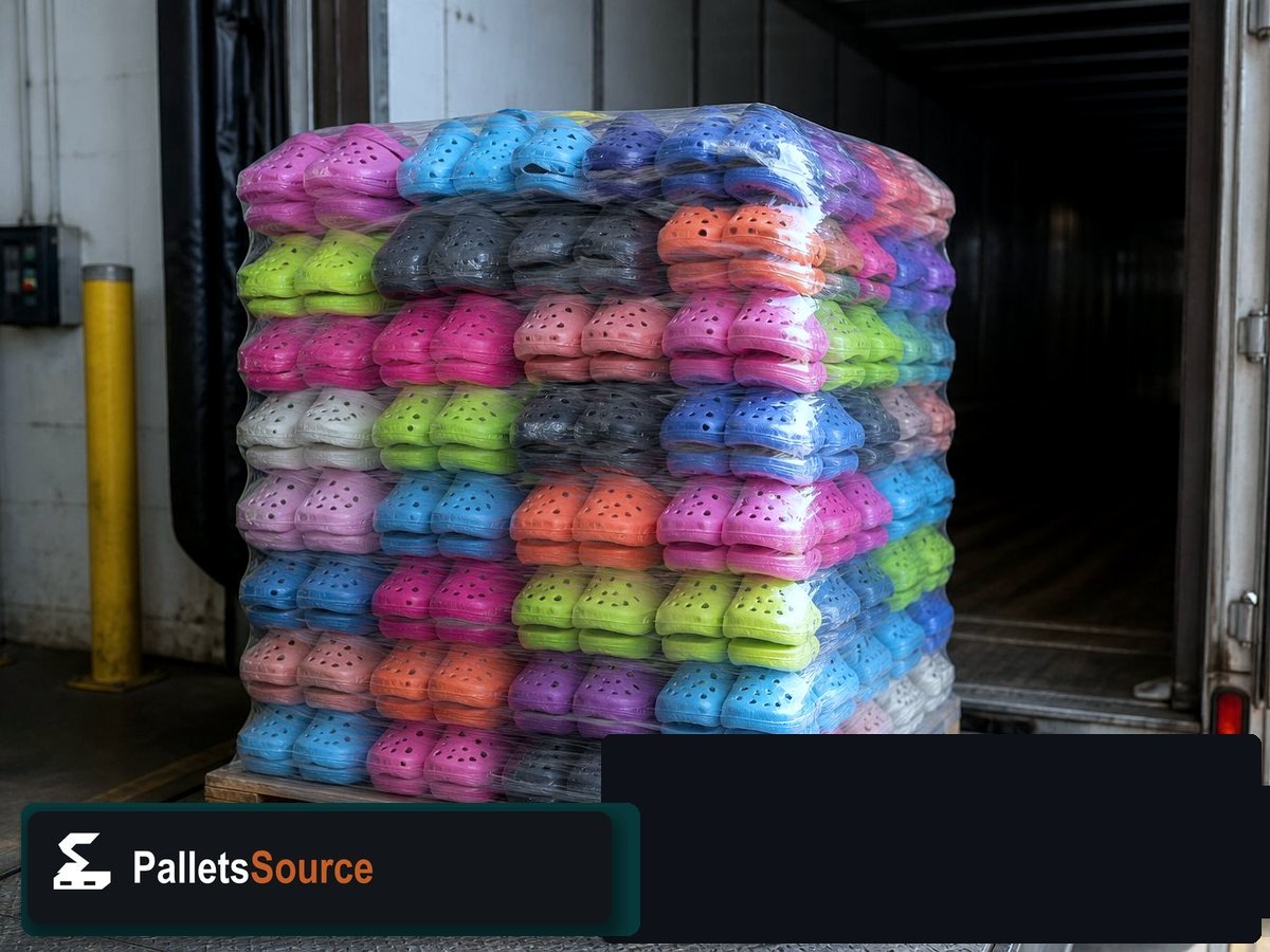 Crocs Pallets — Staging before your order ships