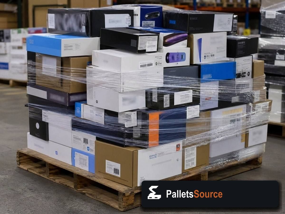 Customer Return Electronics Pallets — Contents / packed goods detail