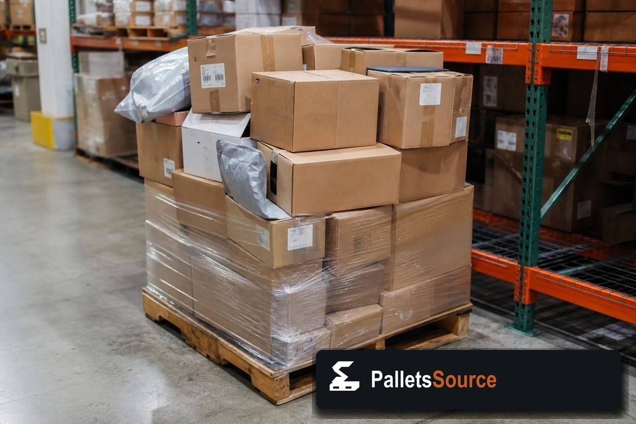 Customer Return Merchandise Pallets — Second pallet angle