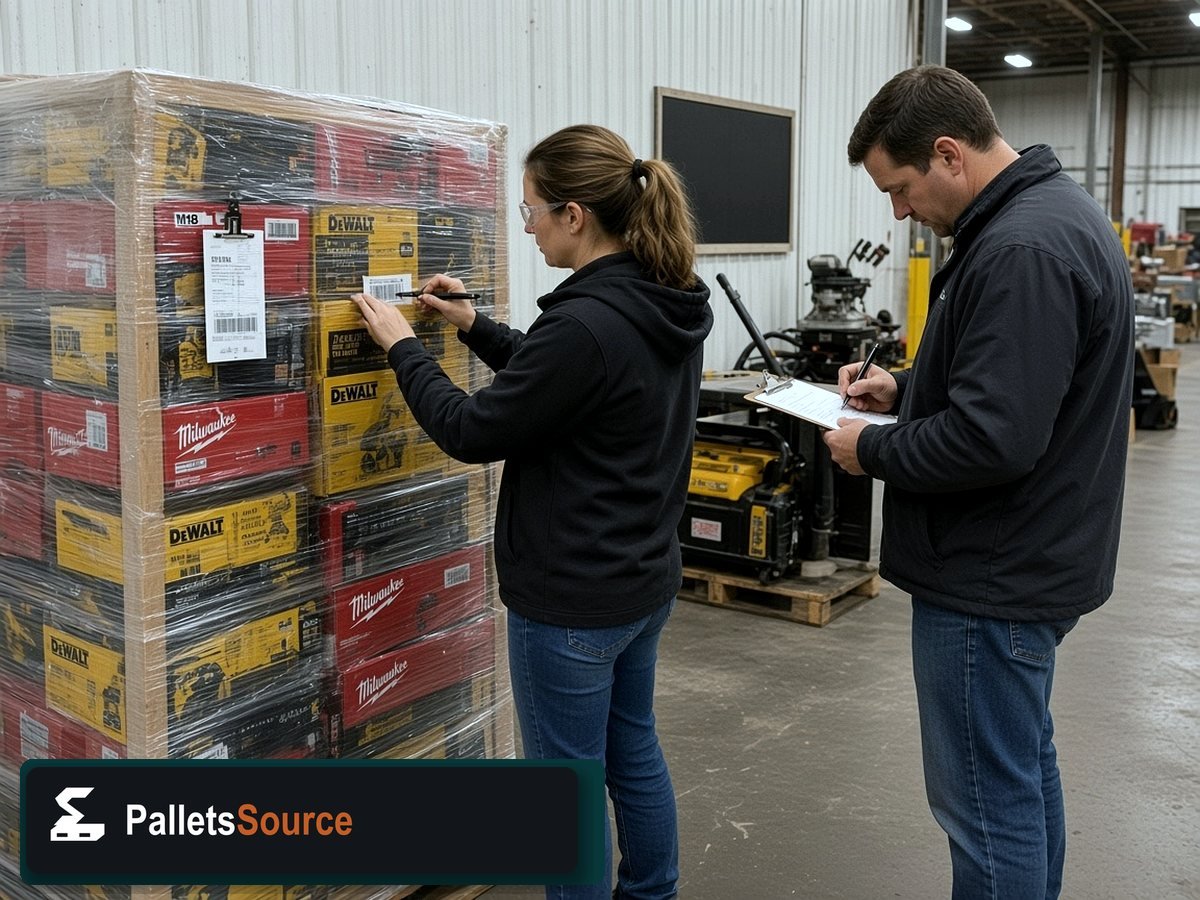 DeWalt Cordless Tool Pallets — Customer Care walkthrough with the lot