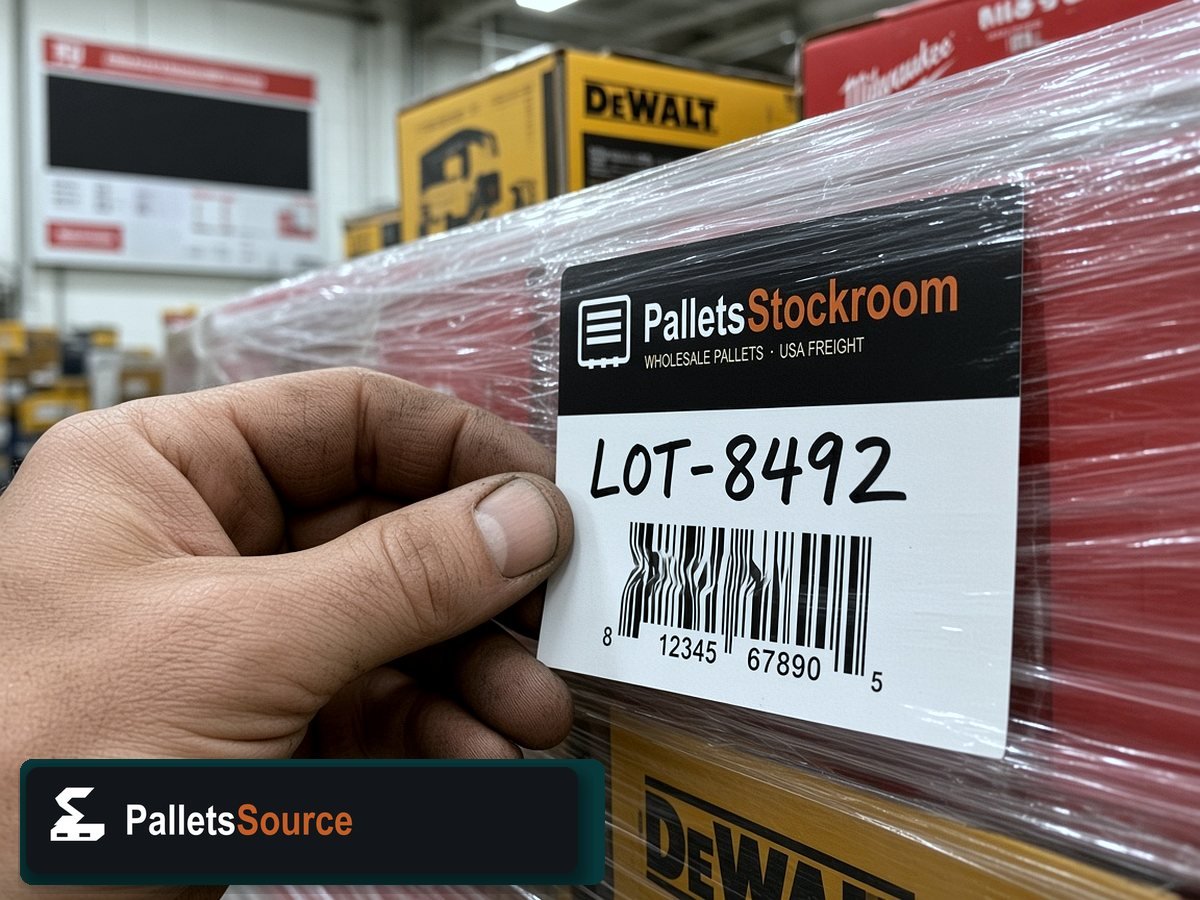 DeWalt Cordless Tool Pallets — Clear floor operations at the source