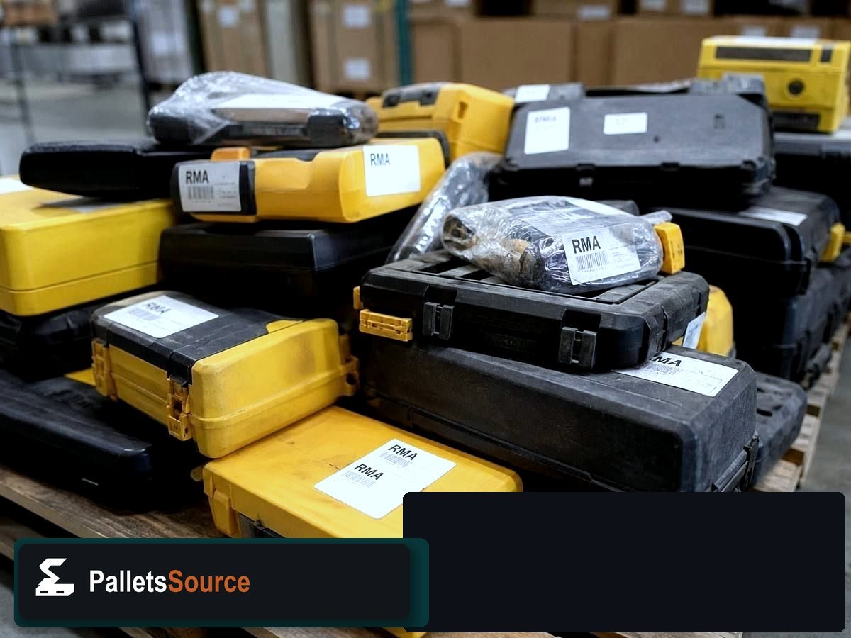 DeWalt Return Pallets — Freight-ready pallet packing