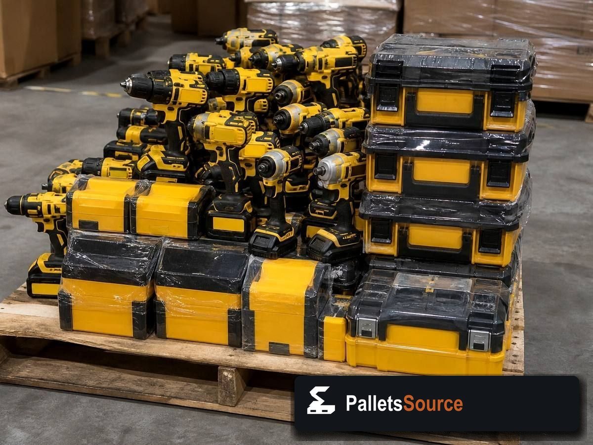 DeWalt Tool Pallets — Full pallet view