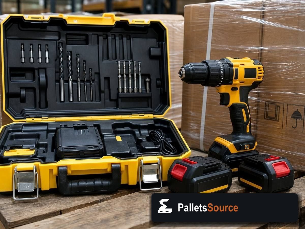 DeWalt Tool Pallets — Pallet inventory close-up