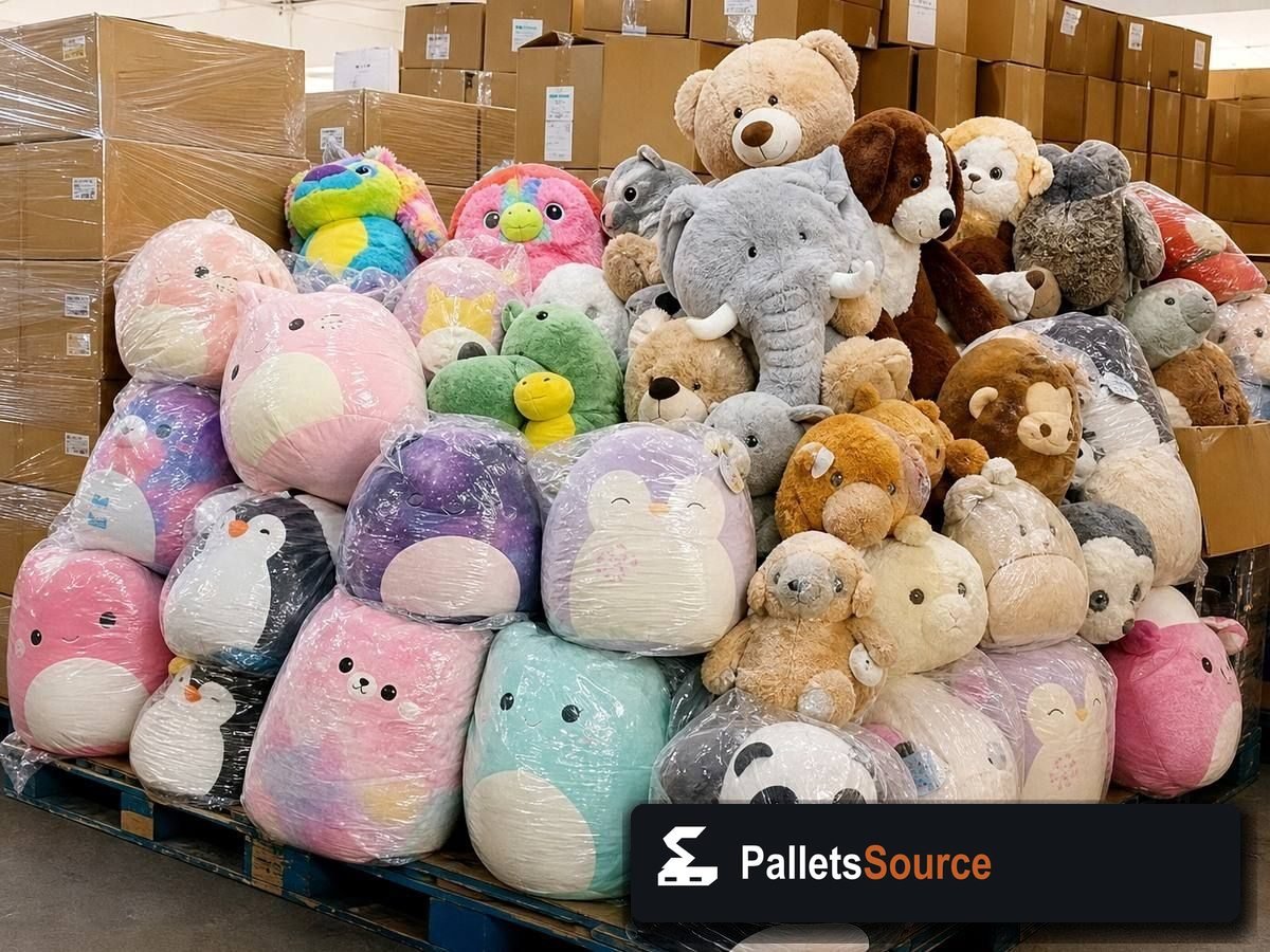 Disney Toy Pallets — Pallet inventory close-up