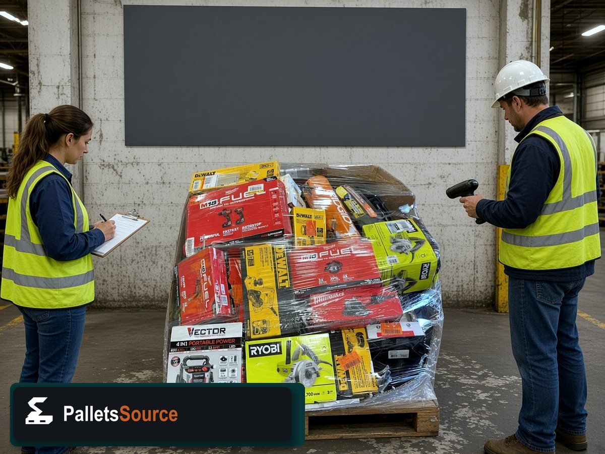 DIY Home Improvement Tool Pallets — Clear floor operations at the source