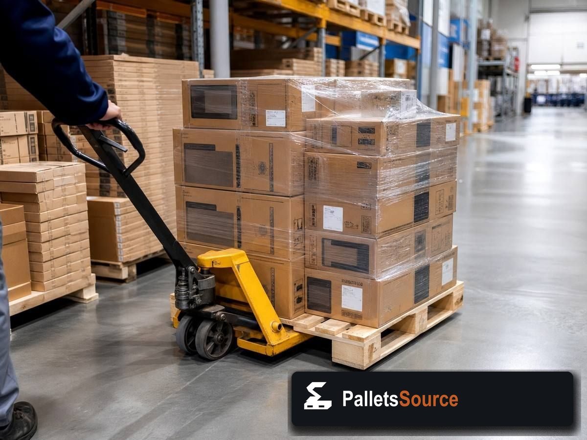 Electronics Liquidation Pallets — Second pallet angle
