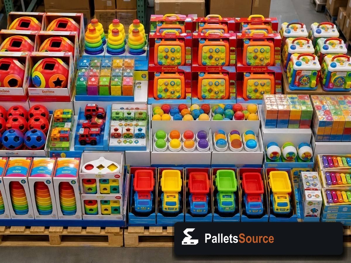 Fisher-Price Pallets — Full pallet view