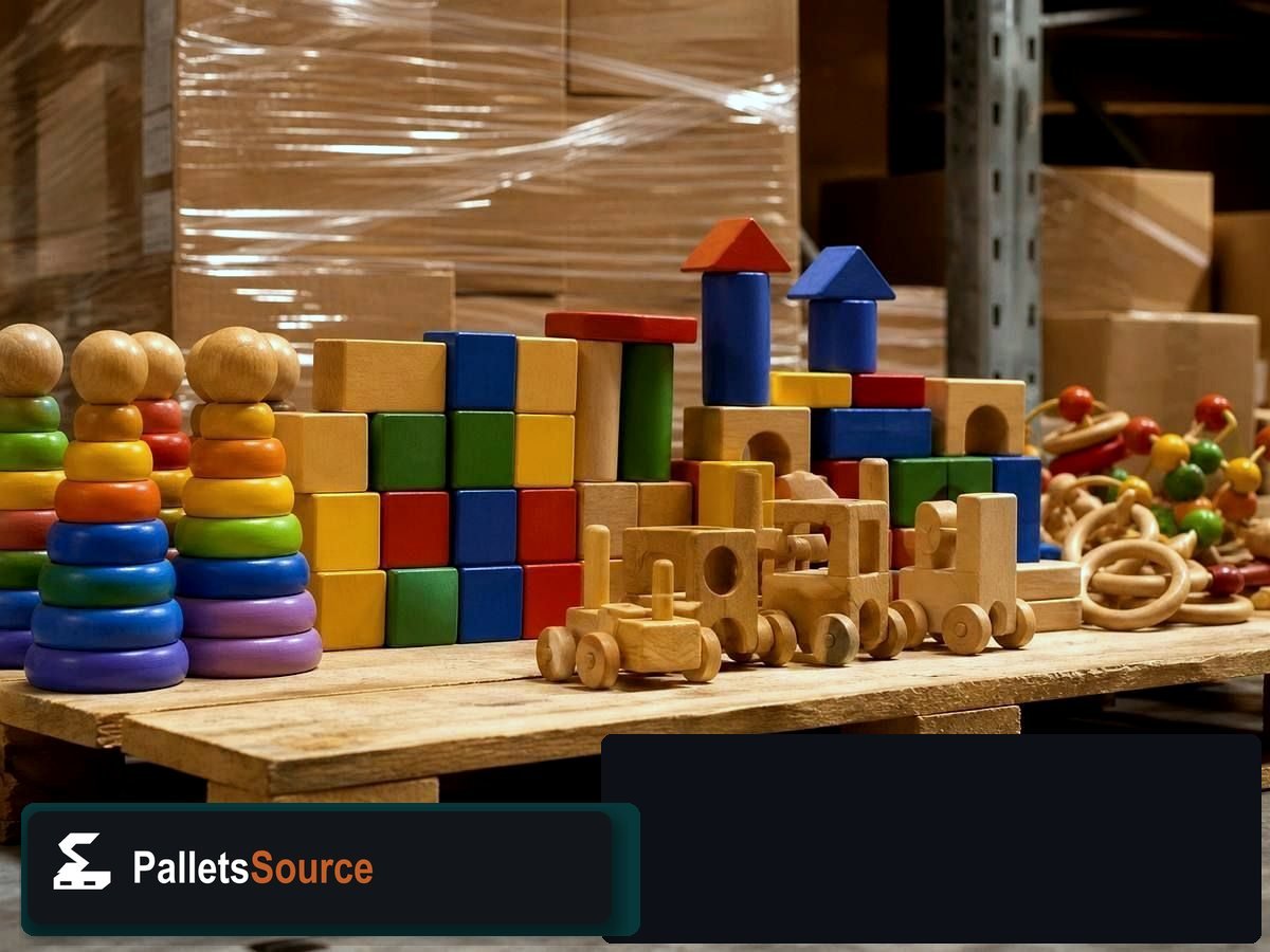 Fisher-Price Pallets — Staging before your order ships