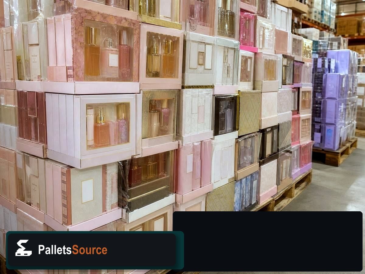 Fragrance Pallets — Inventory pallet with wrap quality and boxed scent