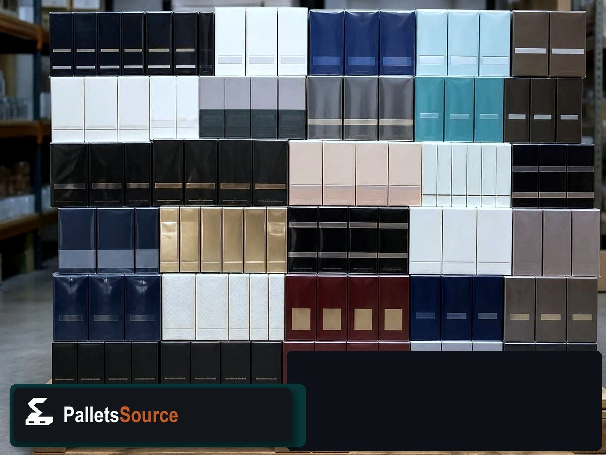 Fragrance Pallets — Fragrance assortment close-up