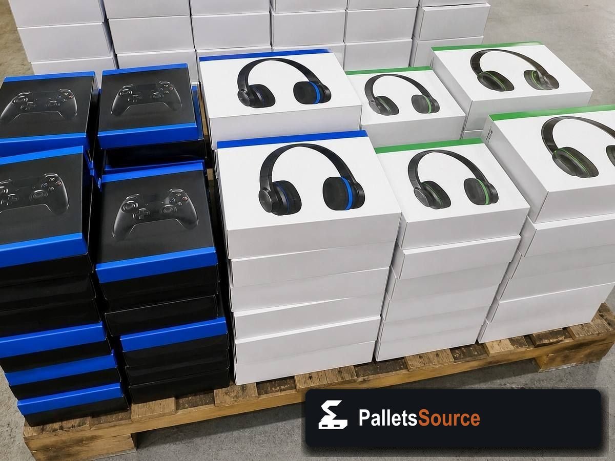Gaming Electronics Pallets — Contents / packed goods detail