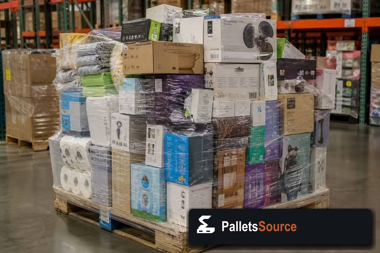 General Merchandise Pallets — Full pallet view