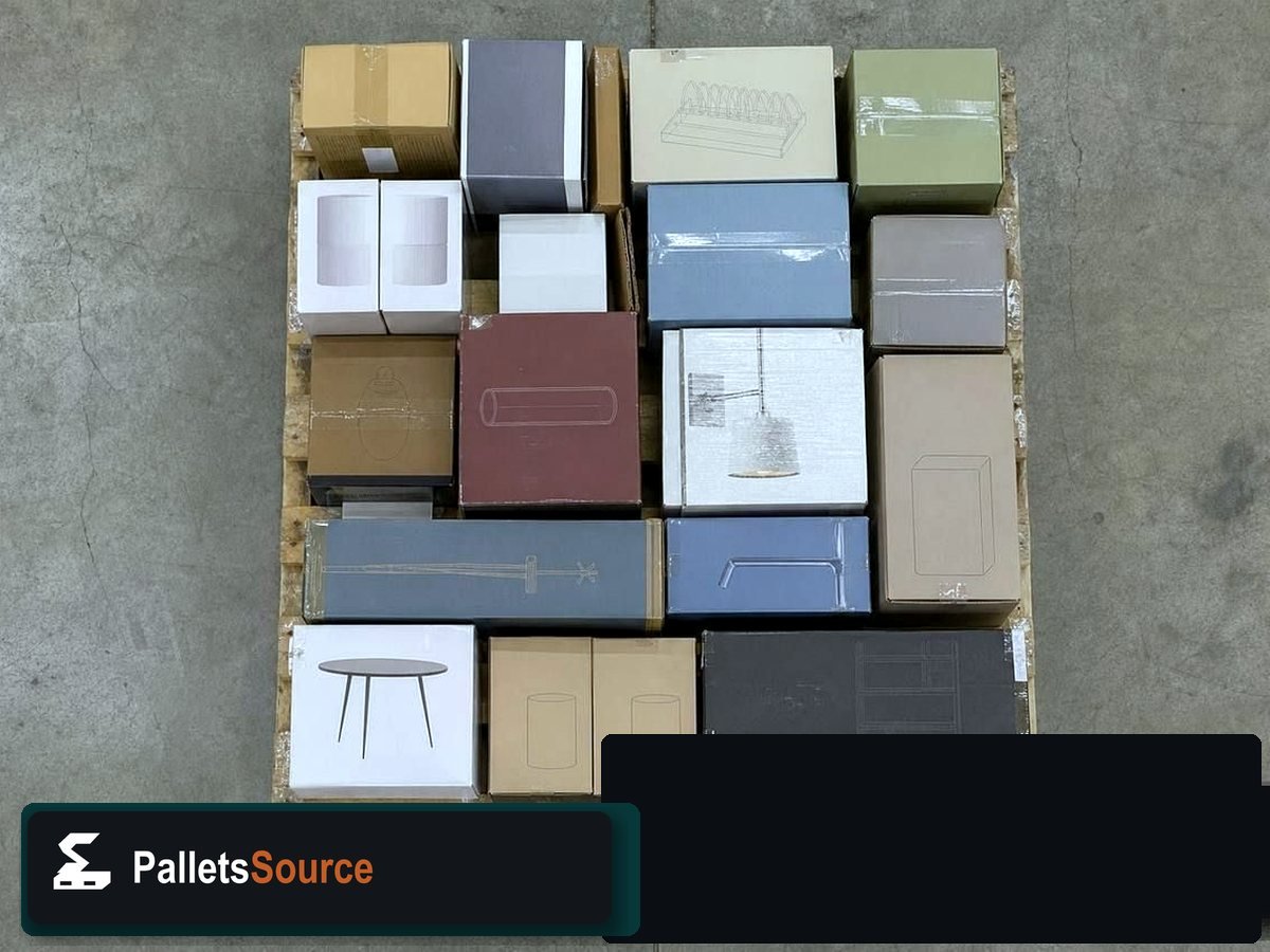 General Merchandise Pallets — Assorted units you can review before buy