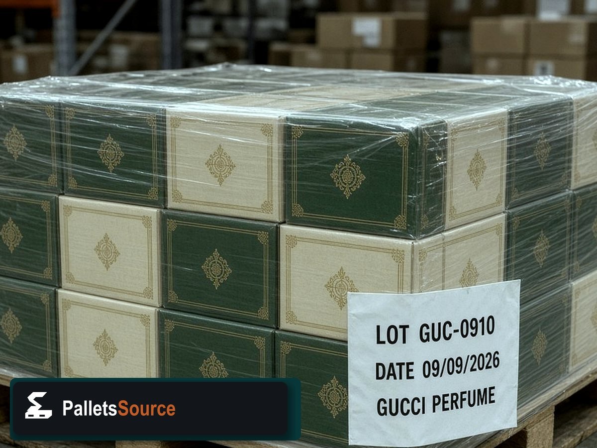 Gucci perfume pallet boxed fragrance on wholesale wood