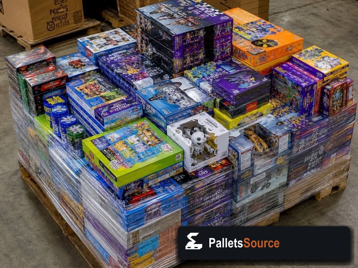 Hasbro Toy Pallets — Contents / packed goods detail