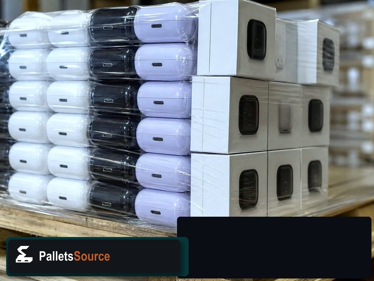 Headphones Pallets — Freight-ready pallet packing
