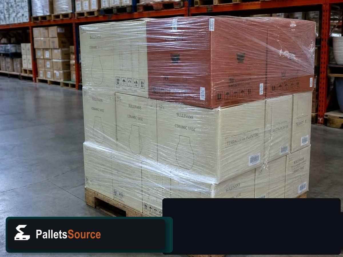 Home Decor Pallets — Staging before your order ships