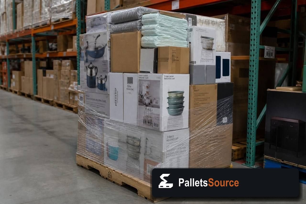 Home Goods Pallets — Second pallet angle