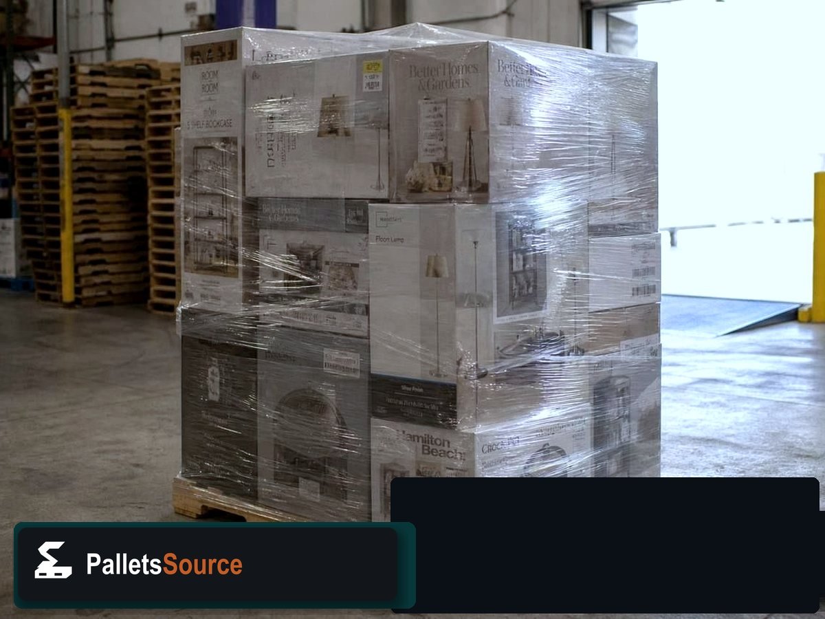 Home Goods Pallets — Staging before your order ships