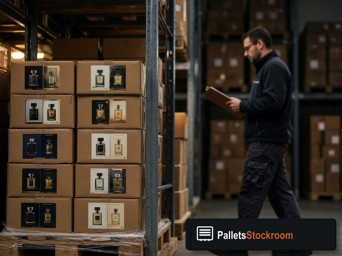 Jean Paul Gaultier Perfume Pallets — Client and staff reviewing perfume units