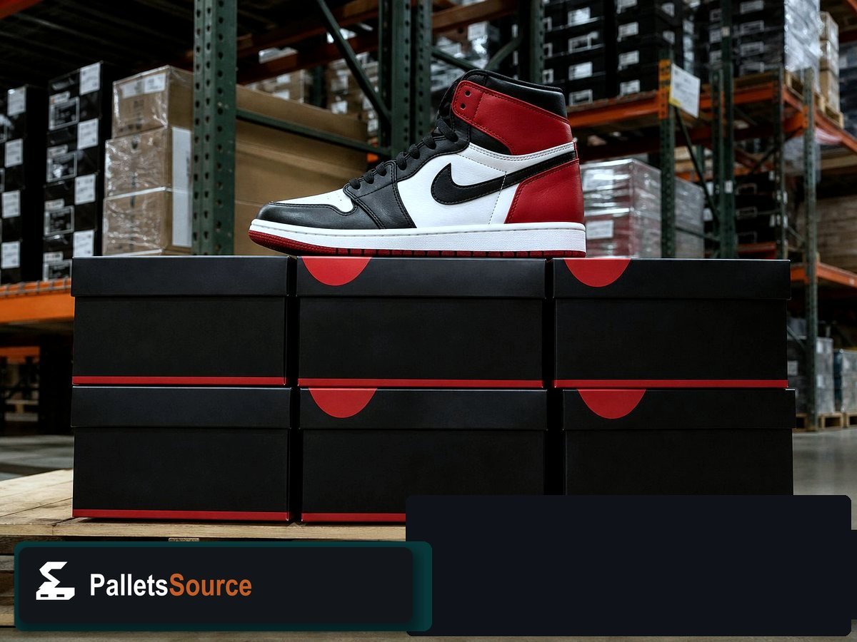 Jordan Shoe Pallets — Freight-ready pallet packing