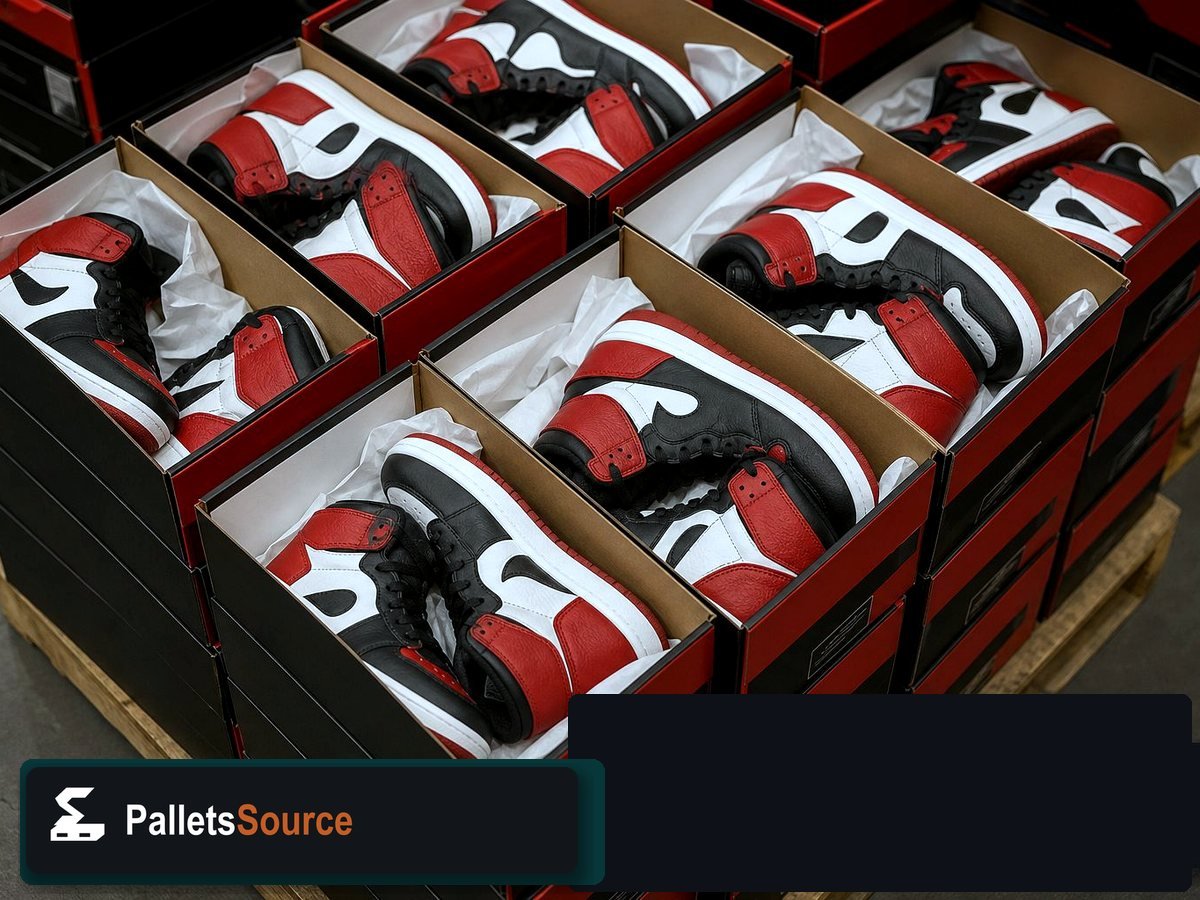 Jordan Shoe Pallets — More inventory detail before you order