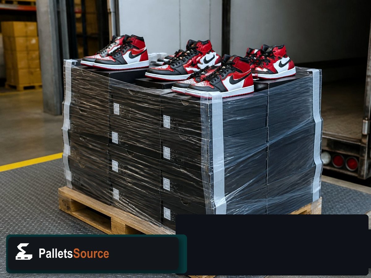 Jordan Shoe Pallets — Staging before your order ships