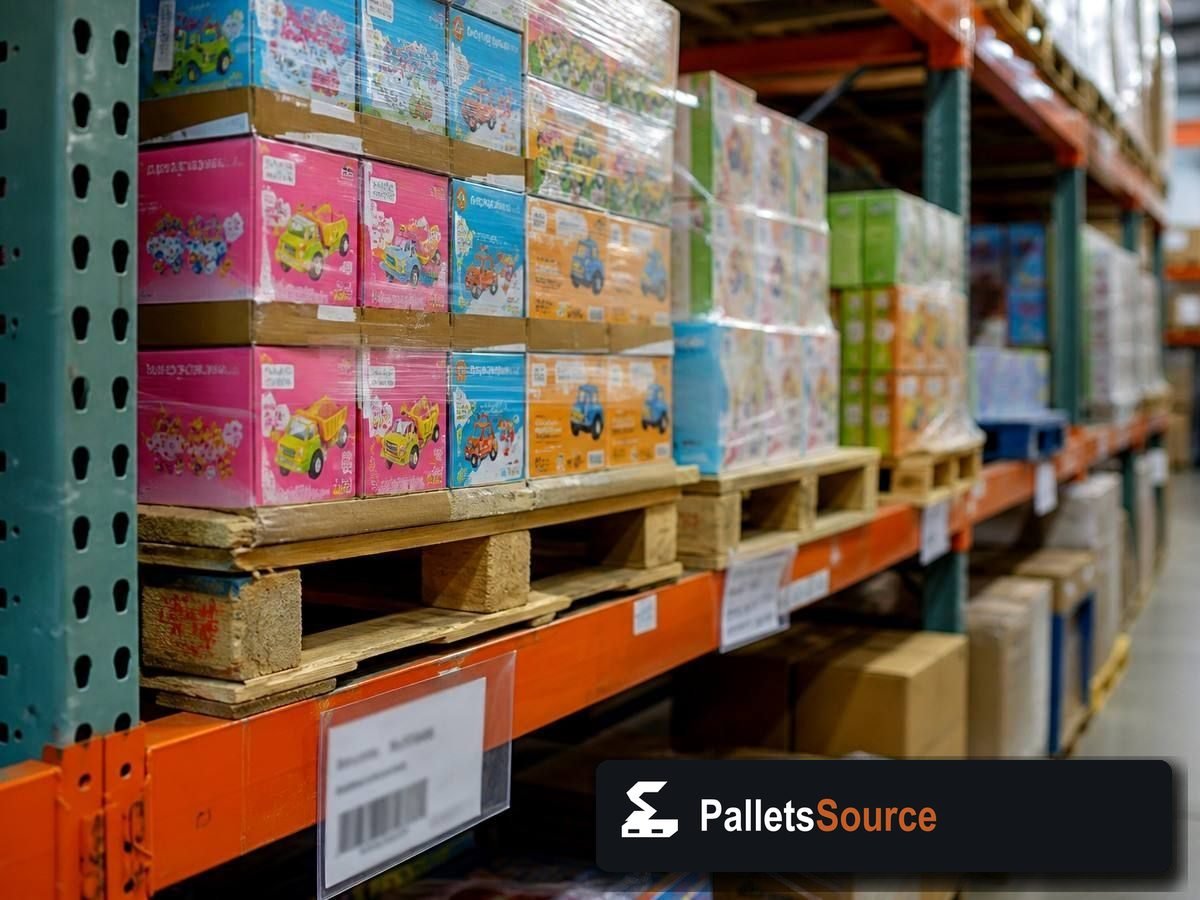 Kids Toy Pallets — Warehouse / shipping context