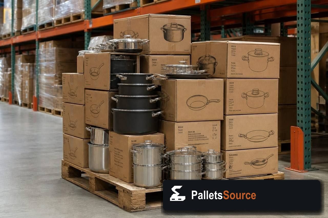 Kitchenware Pallets — Second pallet angle
