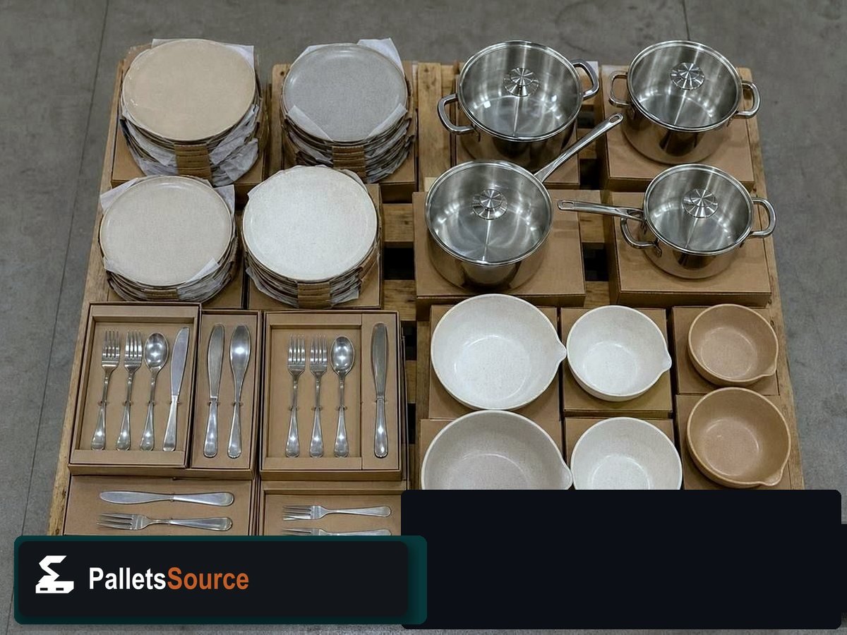 Kitchenware Pallets — Assorted units you can review before buy