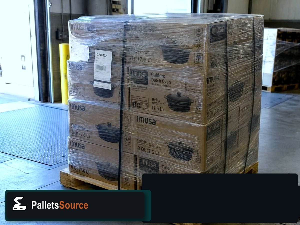 Kitchenware Pallets — Staging before your order ships