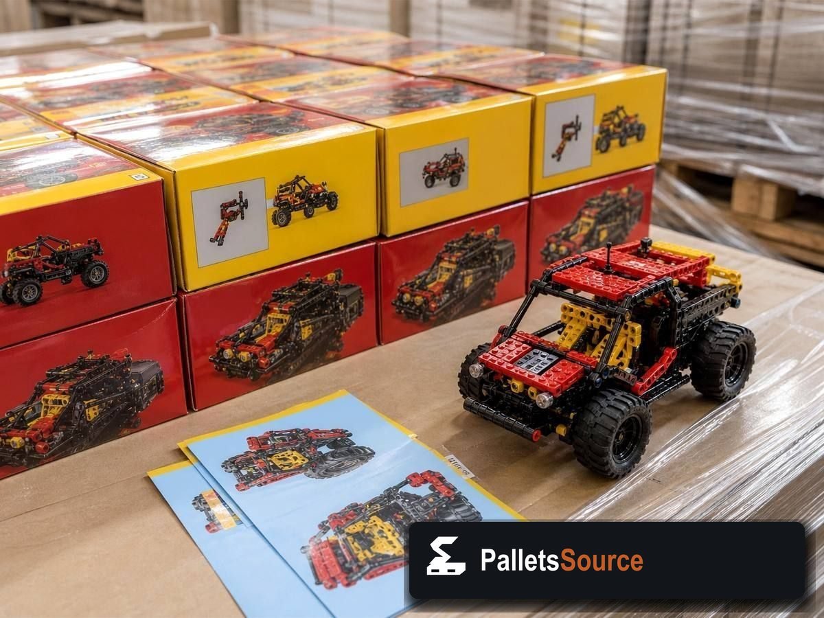 LEGO Liquidation Pallets — Full pallet view