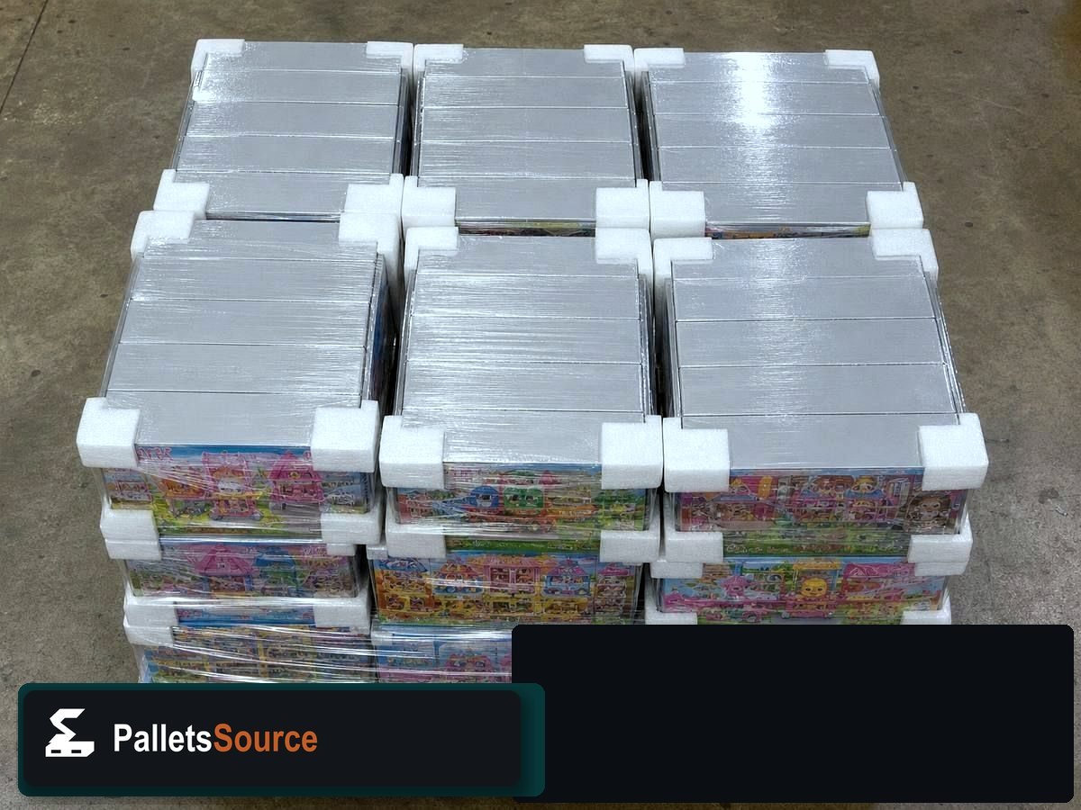 LEGO Liquidation Pallets — Staging before your order ships