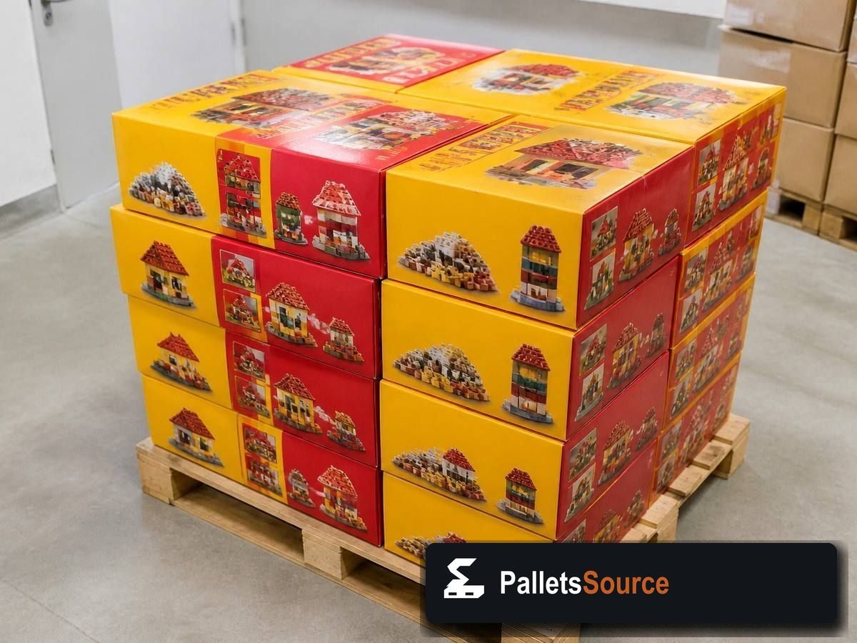 LEGO Pallets — Warehouse / shipping context