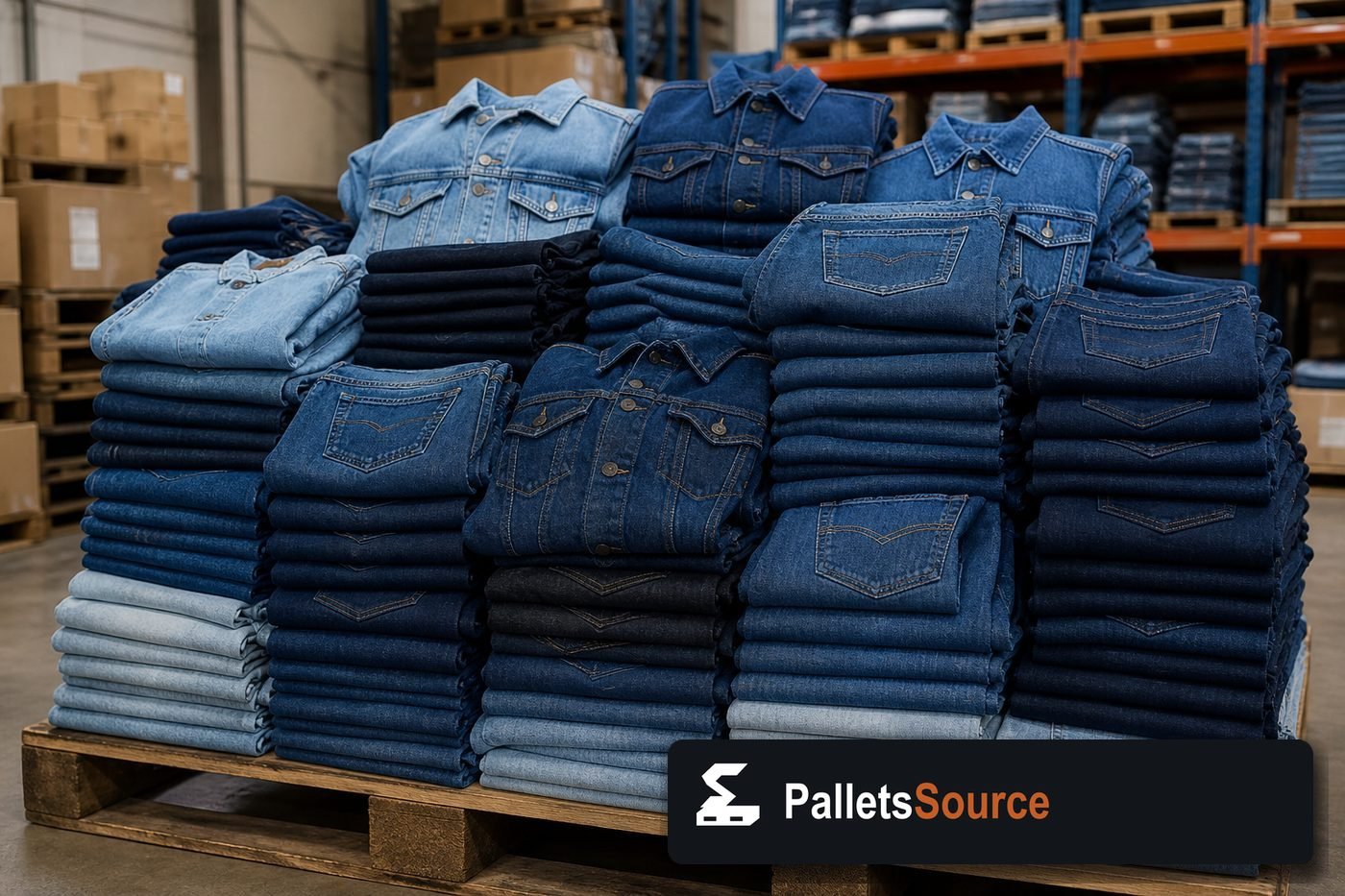 Levi's Pallets — Full pallet view