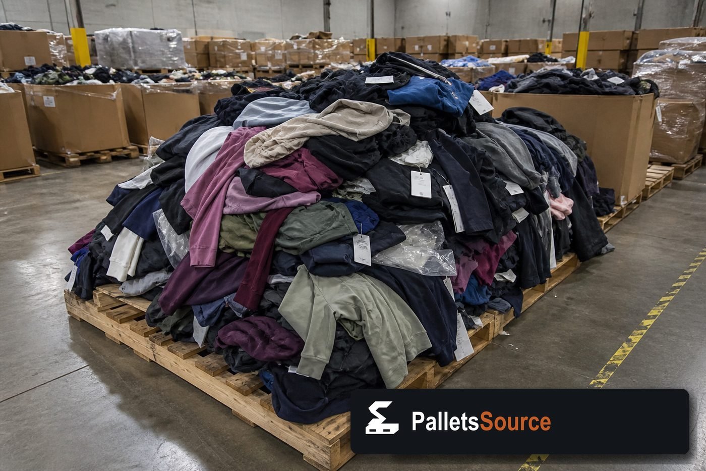 Lululemon Liquidation Pallets — Warehouse / shipping context